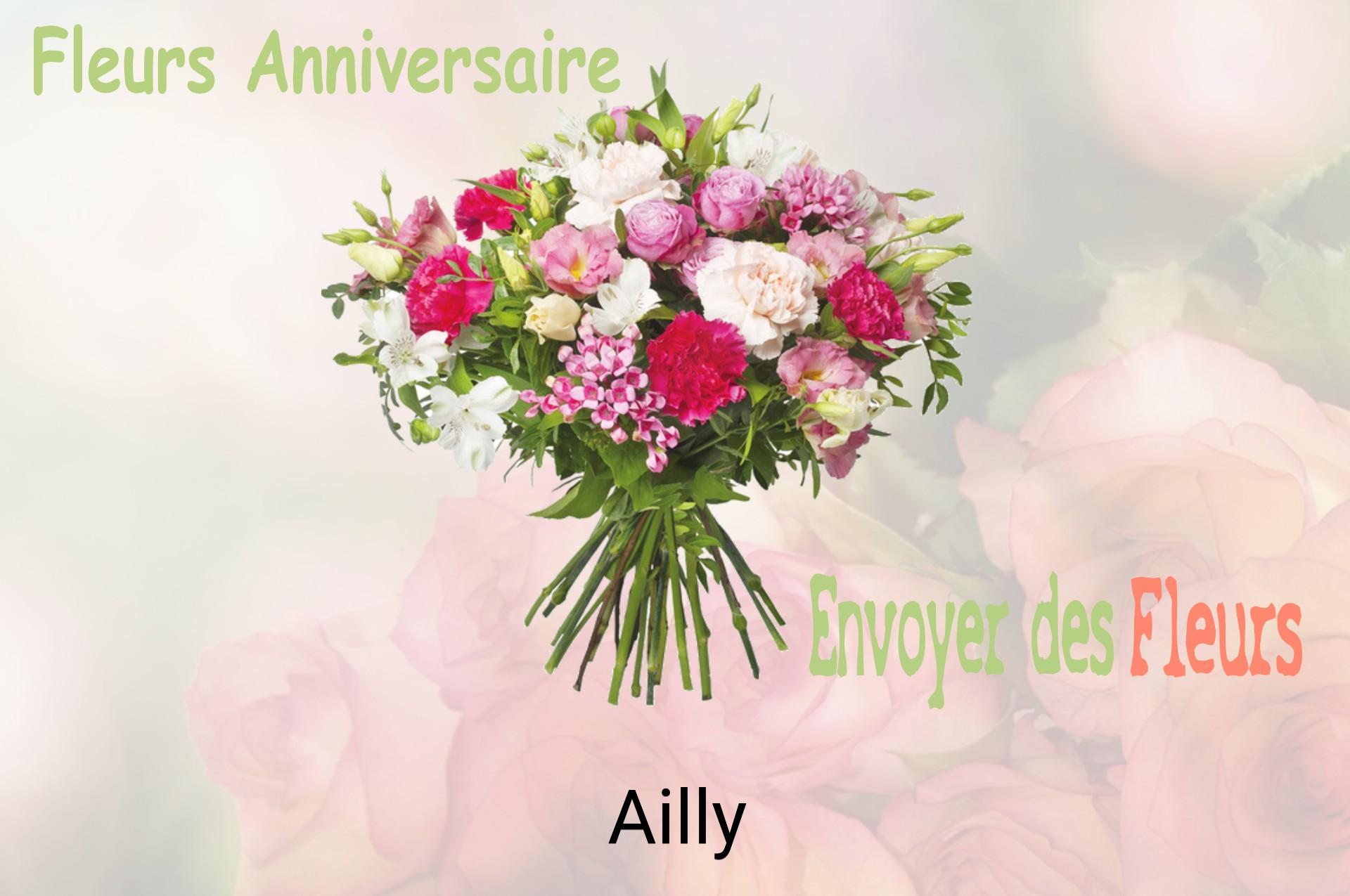 Bouquet de fleurs d’anniversaire livré à Ailly